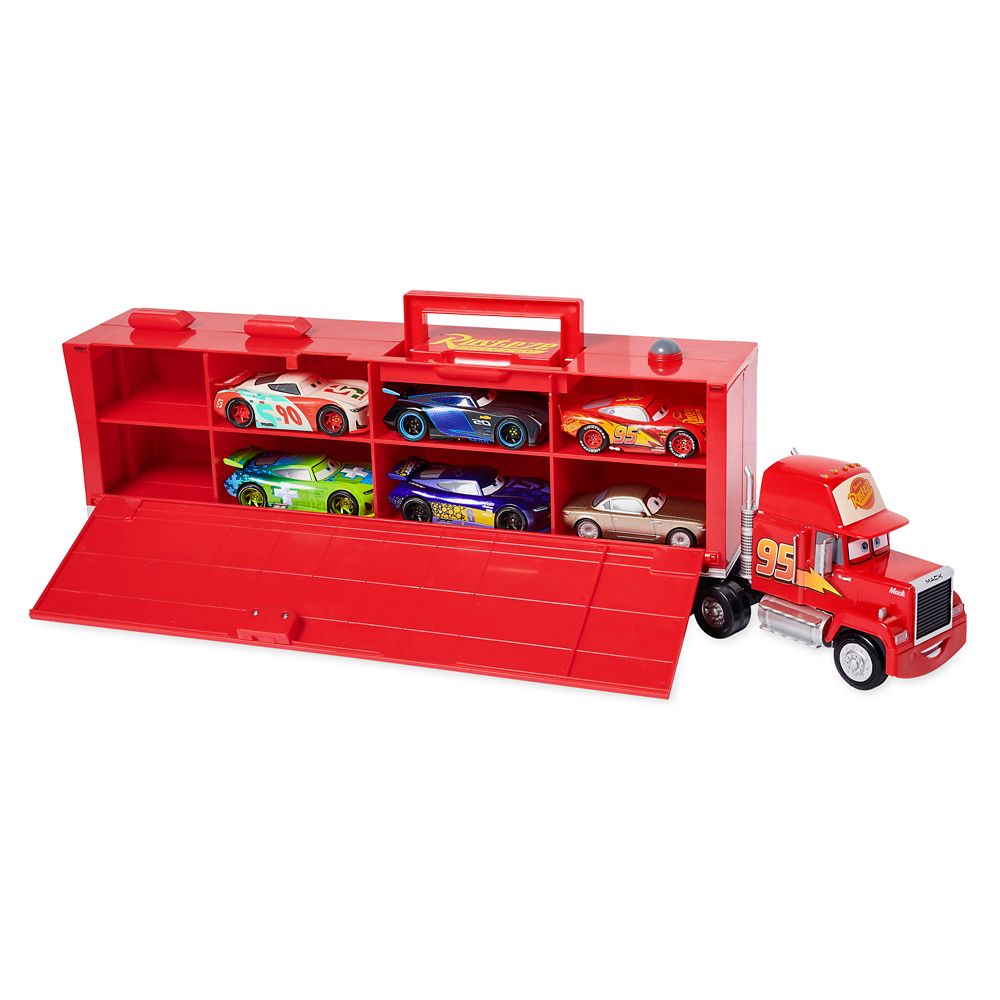 disney cars mack truck hauler carry case