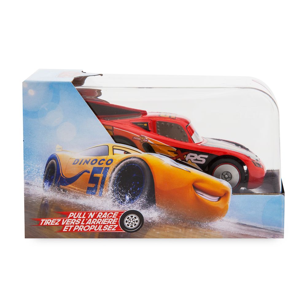 Lightning McQueen Rocket Racer Pull 'N' Race Die Cast Car – Cars