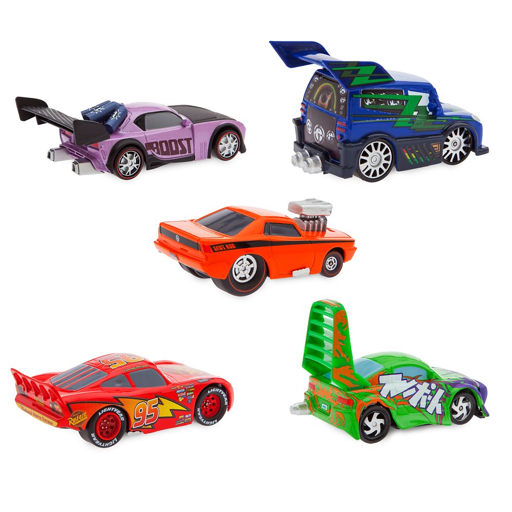 Delinquent Road Hazards and Lightning McQueen Pull 'N' Race Die Cast Set – Cars