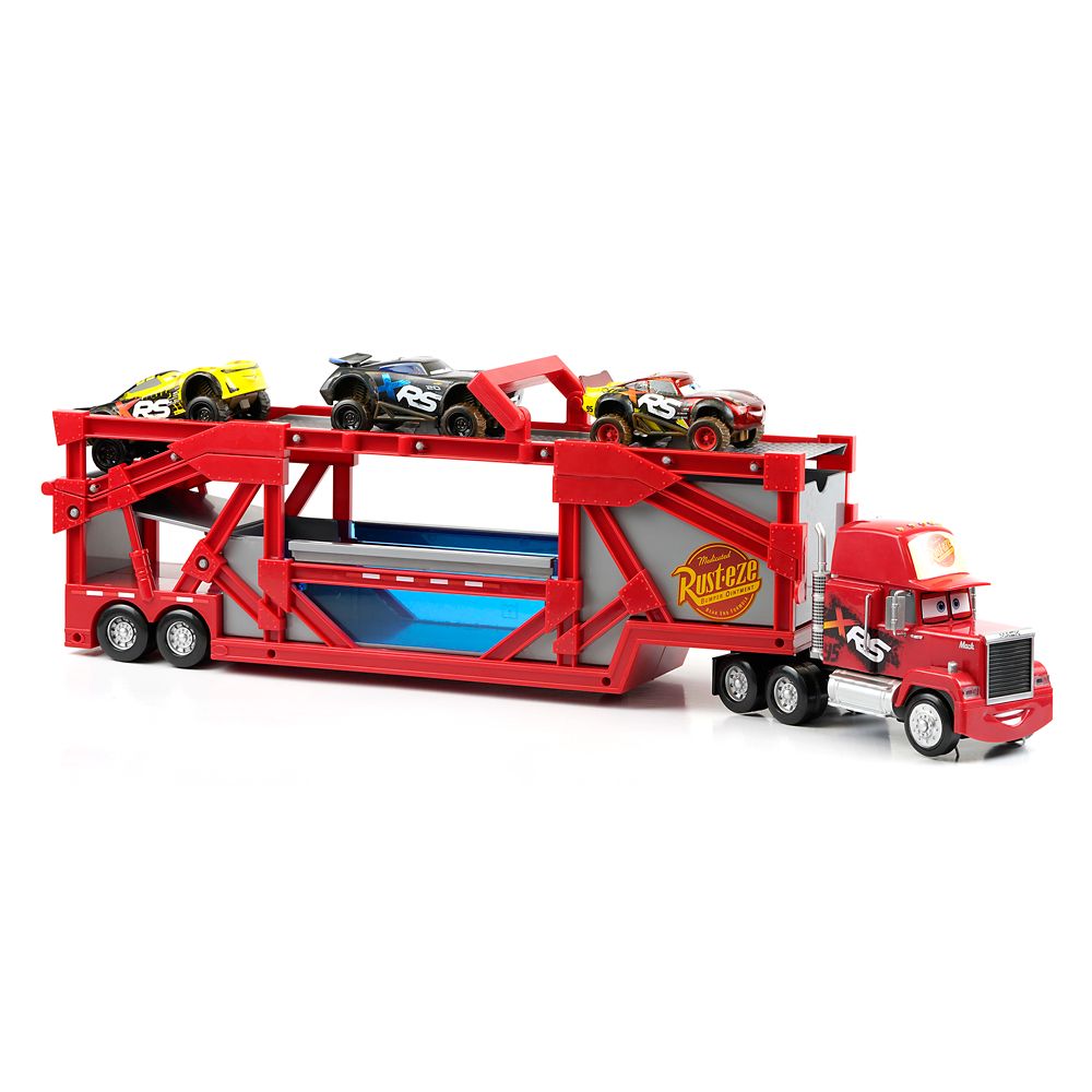 Mack Carrier & Mud Wash Cars Play Set