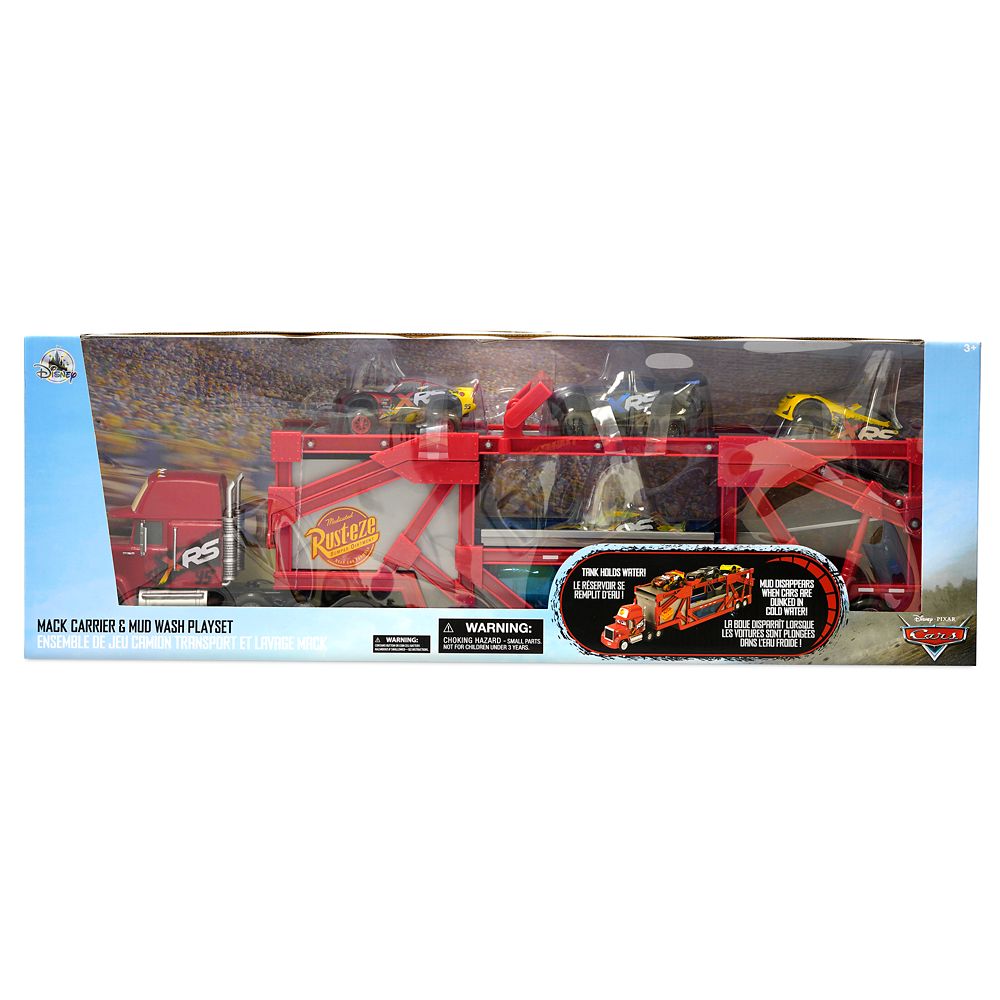 Mack Carrier & Mud Wash Cars Play Set