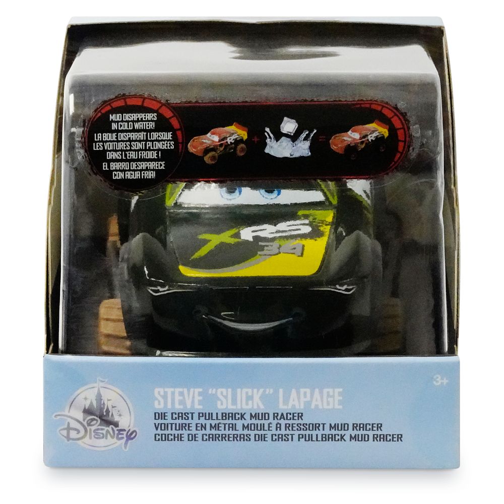 Steve ''Slick'' Lapage Die Cast Pullback Mud Racer – Cars
