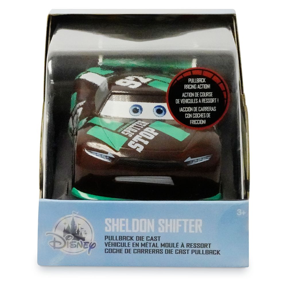 Sheldon Shifter Pullback Die Cast Racer – Cars