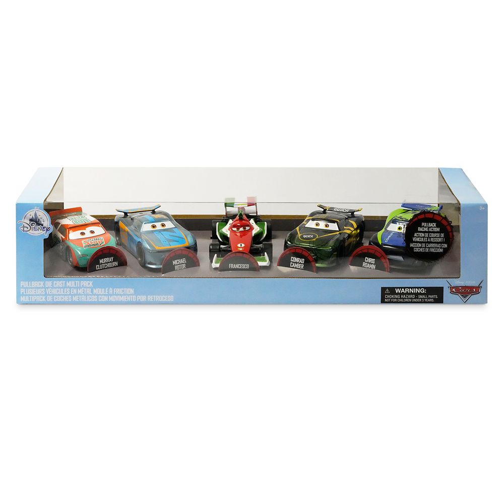 Cars Pullback Die Cast Racer Multi Pack