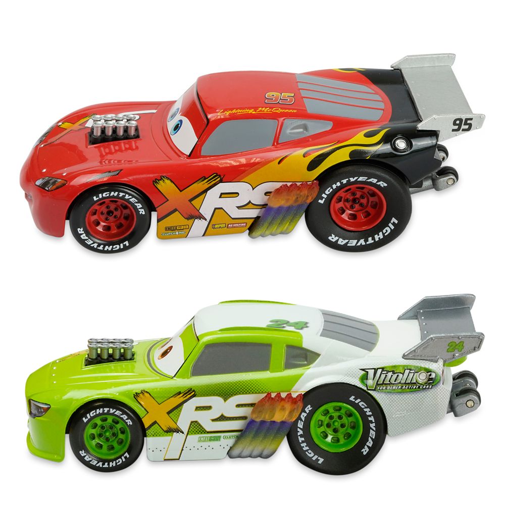 Lightning McQueen & Brick Yardley Pull ‘N’ Race Die Cast Set – Cars released today