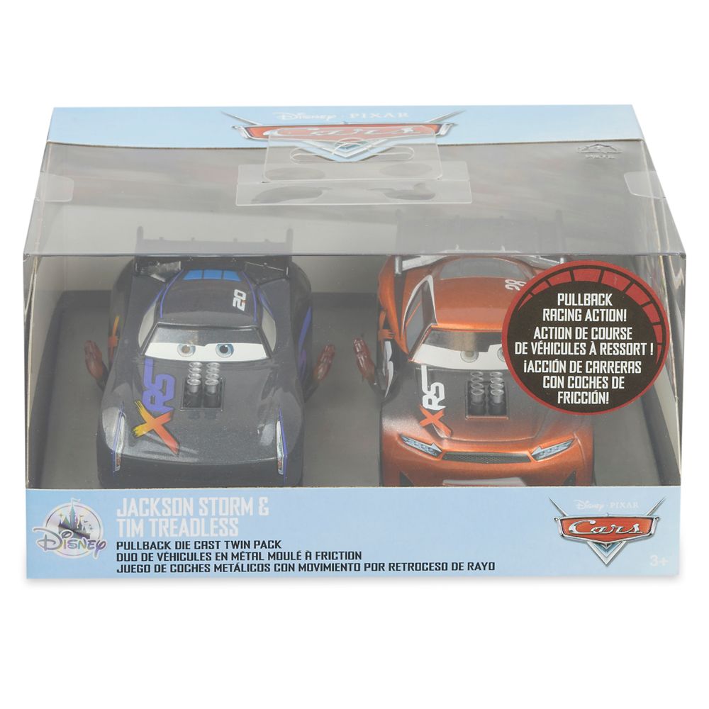 Jackson Storm & Tim Treadless Pull 'N' Race Die Cast Set – Cars