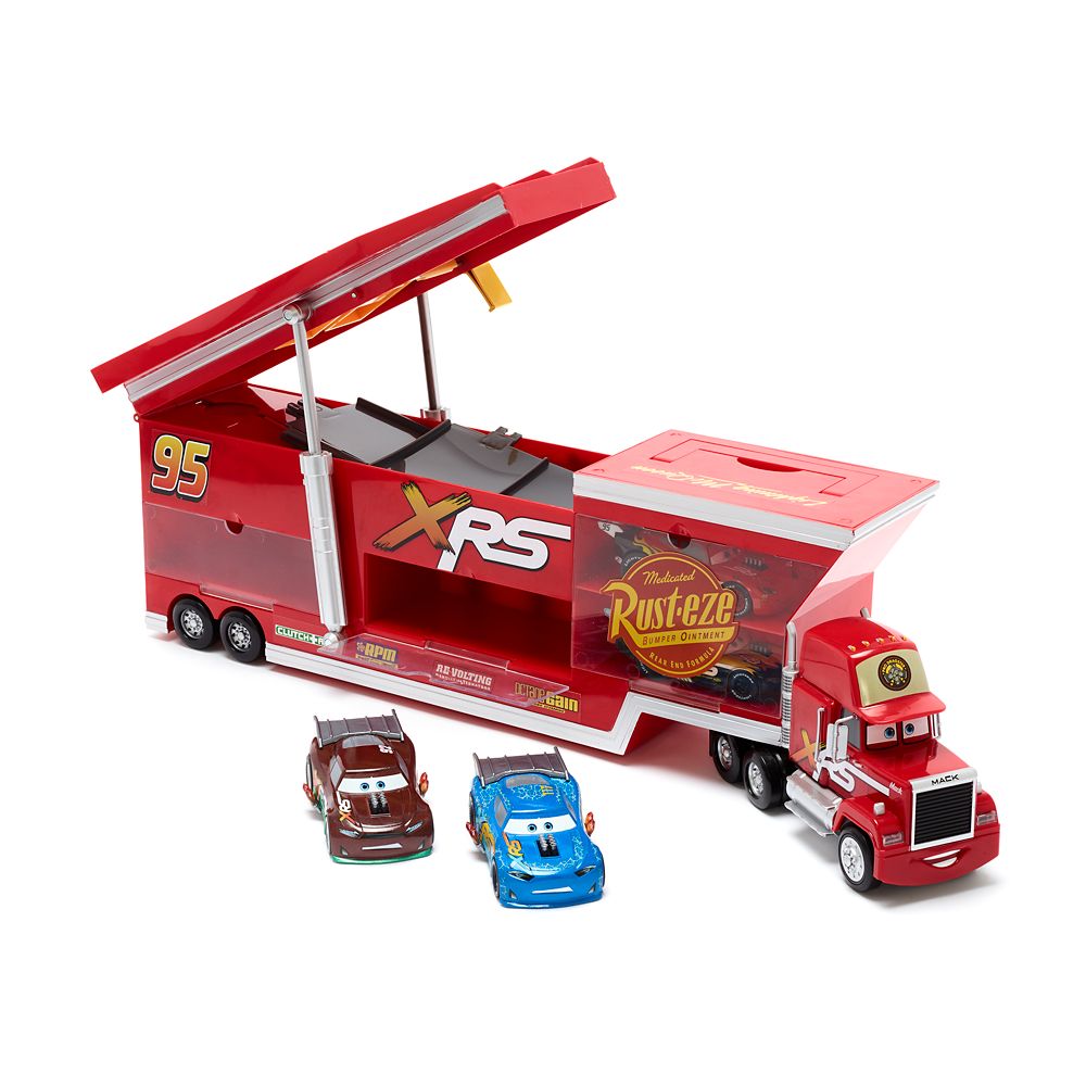 Mack Carrier Stunt Race Playset – Cars here now