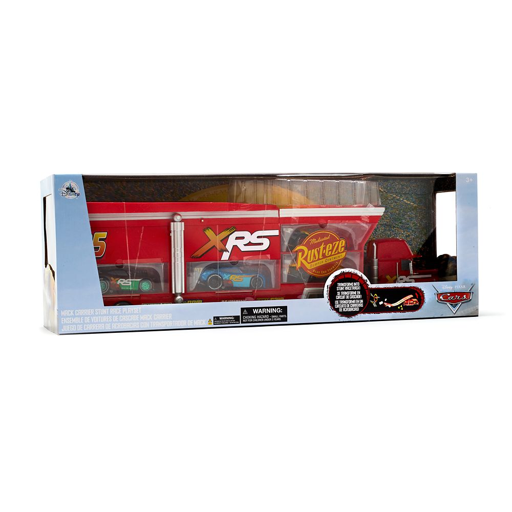 Mack Carrier Stunt Race Playset – Cars