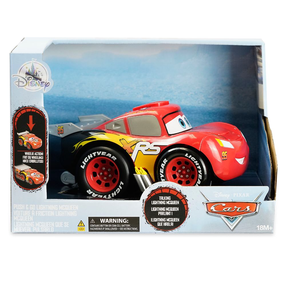 Lightning McQueen Push & Go Talking Vehicle – Cars