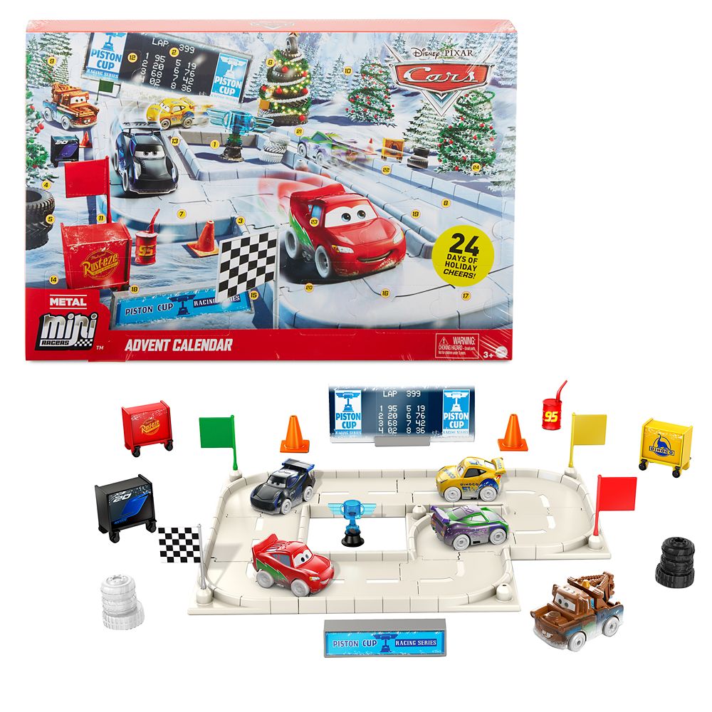 Cars Mini Racers Advent Calendar by Mattel now out Dis Merchandise News