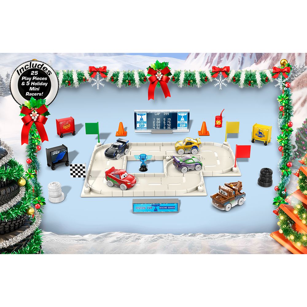 Cars Mini Racers Advent Calendar by Mattel