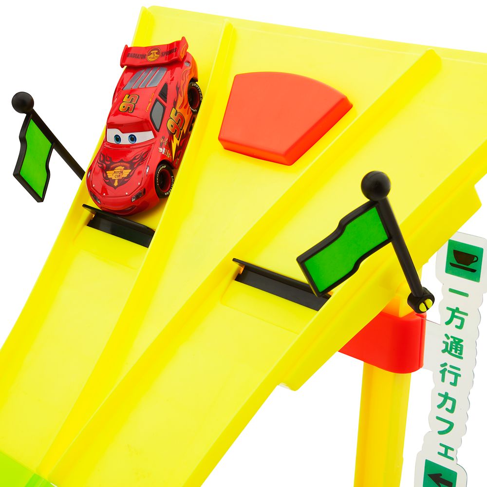 neon race track toy