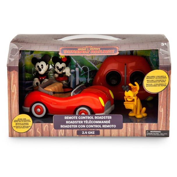 Mickey and Minnie's Runaway Railway Remote Control Roadster Set