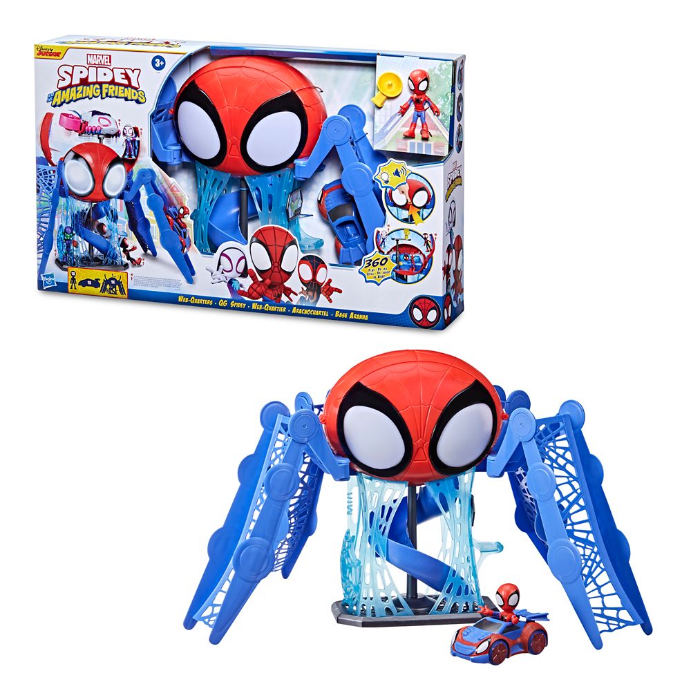 Spidey and his Amazing Friends Web-Quarters Play Set – Buy It Today!