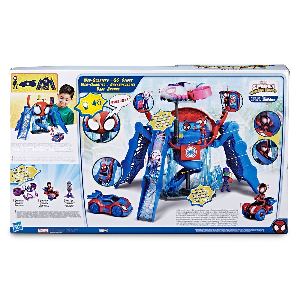 Spidey and his Amazing Friends Web-Quarters Play Set