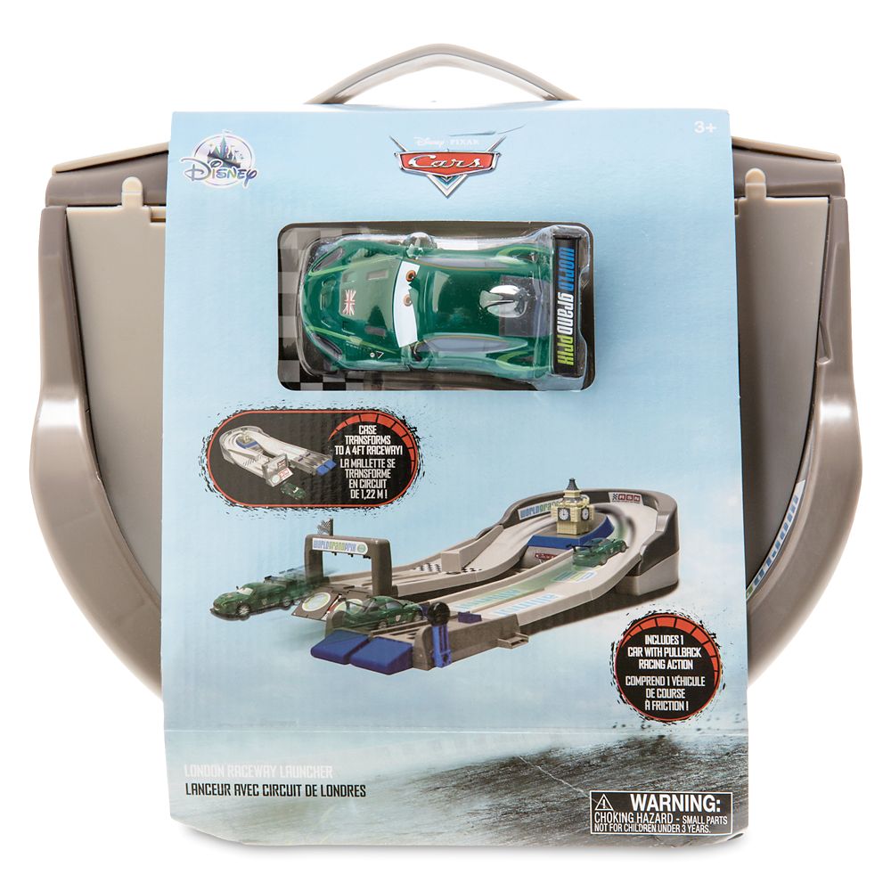 Cars London Raceway Launcher Case with Nigel Gearsley shopDisney