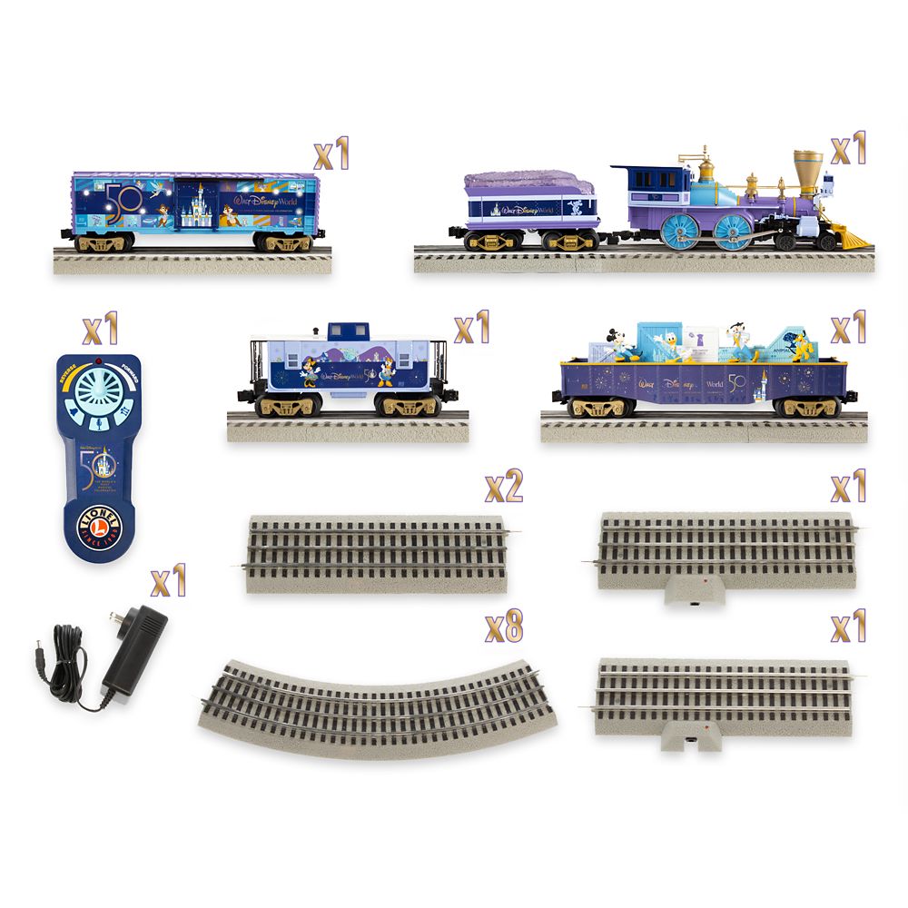 Walt Disney World 50th Anniversary Express O-Gauge Ready-to-Run Electric Train Set by Lionel