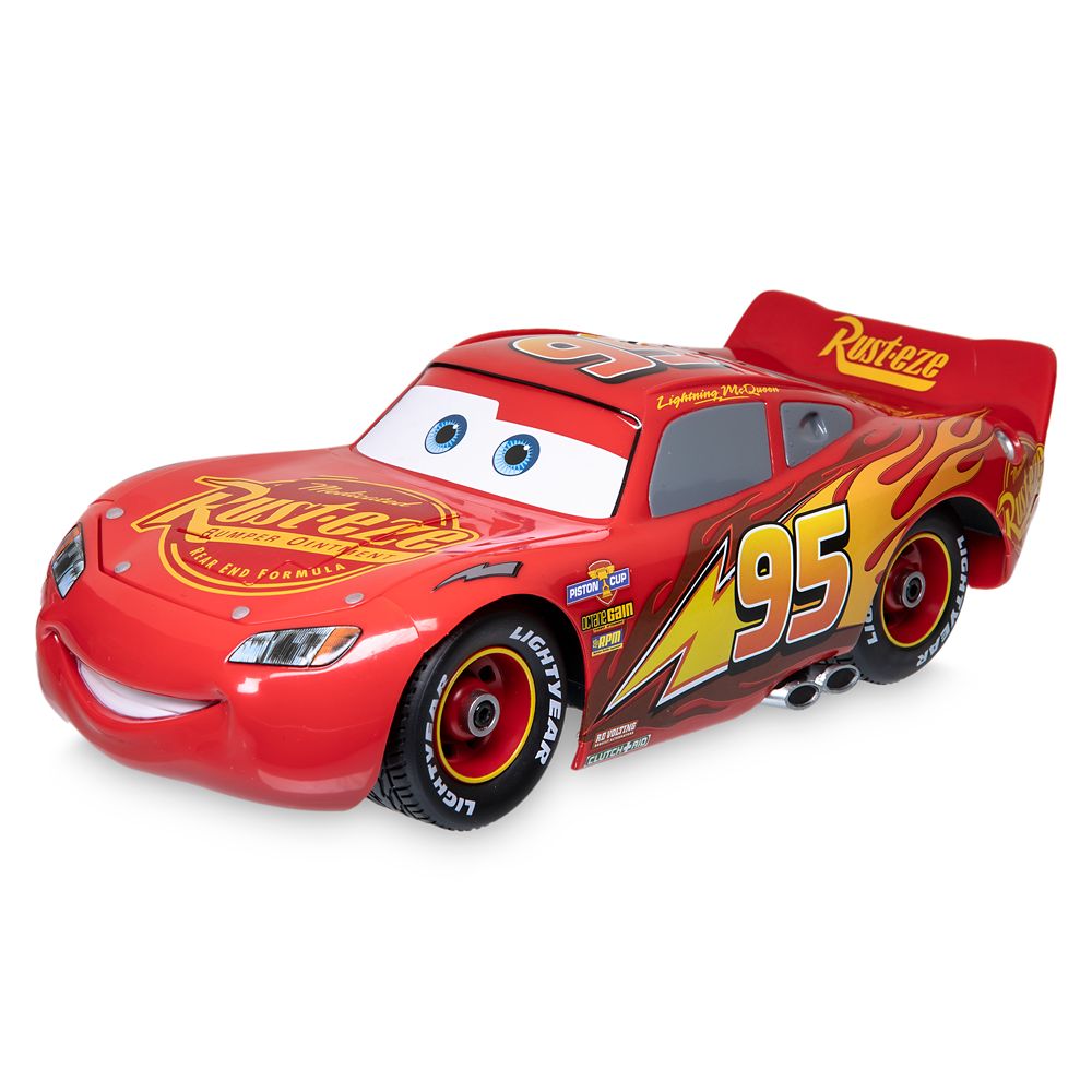 / Pixar Cars Build to Race Lightning McQueen Exclusive R/C Remote Control Car 