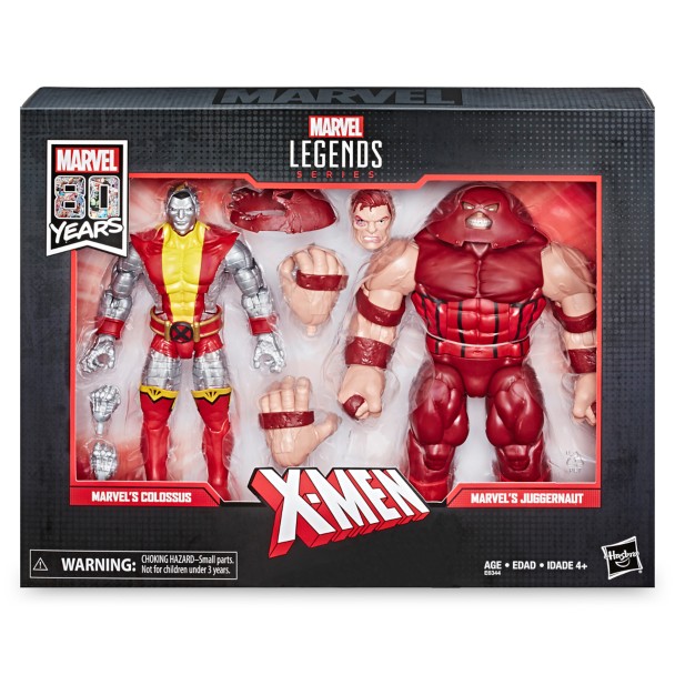 Colossus and Juggernaut Action Figure Set – Legends Series – Marvel 80th Anniversary