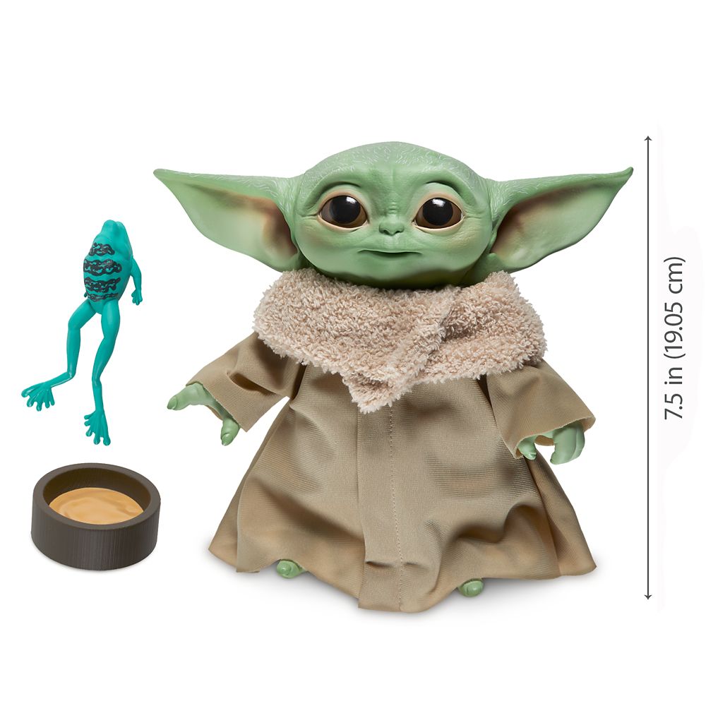 The Child Talking Plush Toy By Hasbro Star Wars The Mandalorian