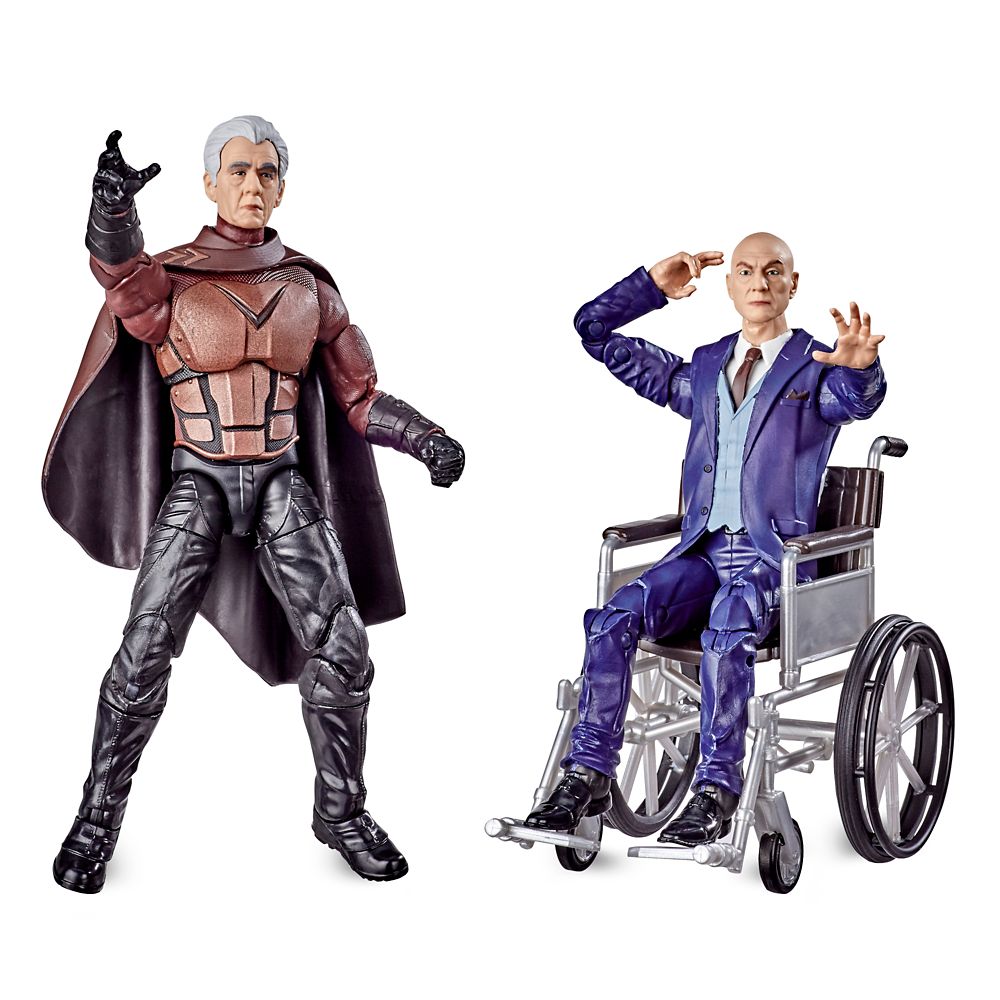 Magneto and Professor X Action Figure Set – Marvel X-Men Legends Series by Hasbro