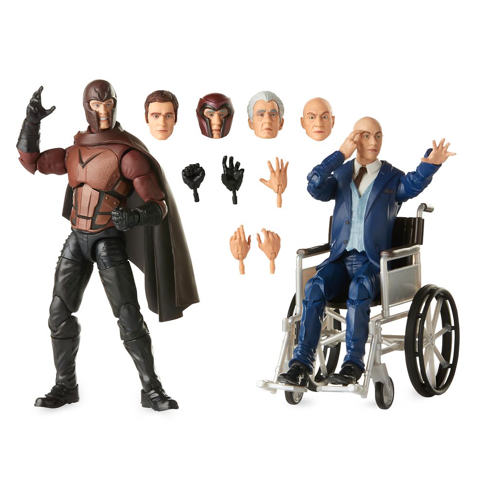 Magneto and Professor X Action Figure Set – Marvel X-Men Legends Series by Hasbro