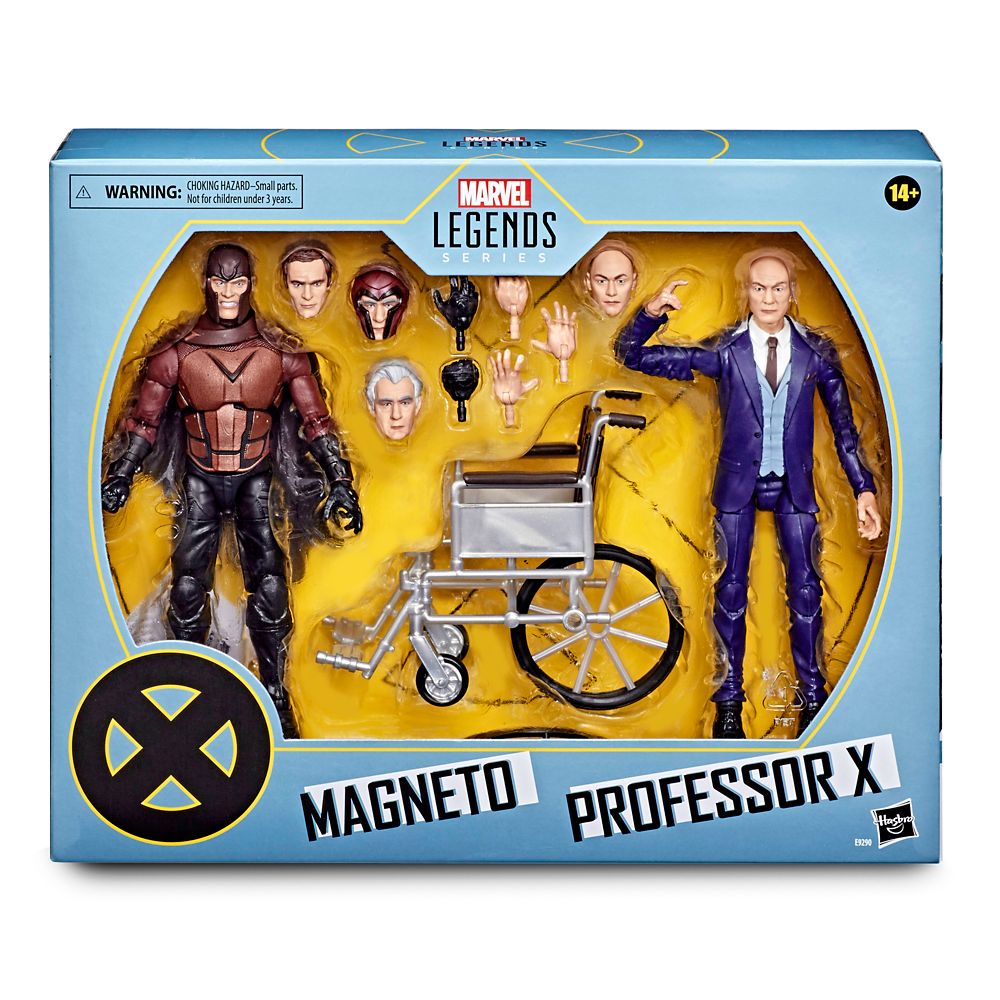 Magneto and Professor X Action Figure Set – Marvel X-Men Legends Series by Hasbro