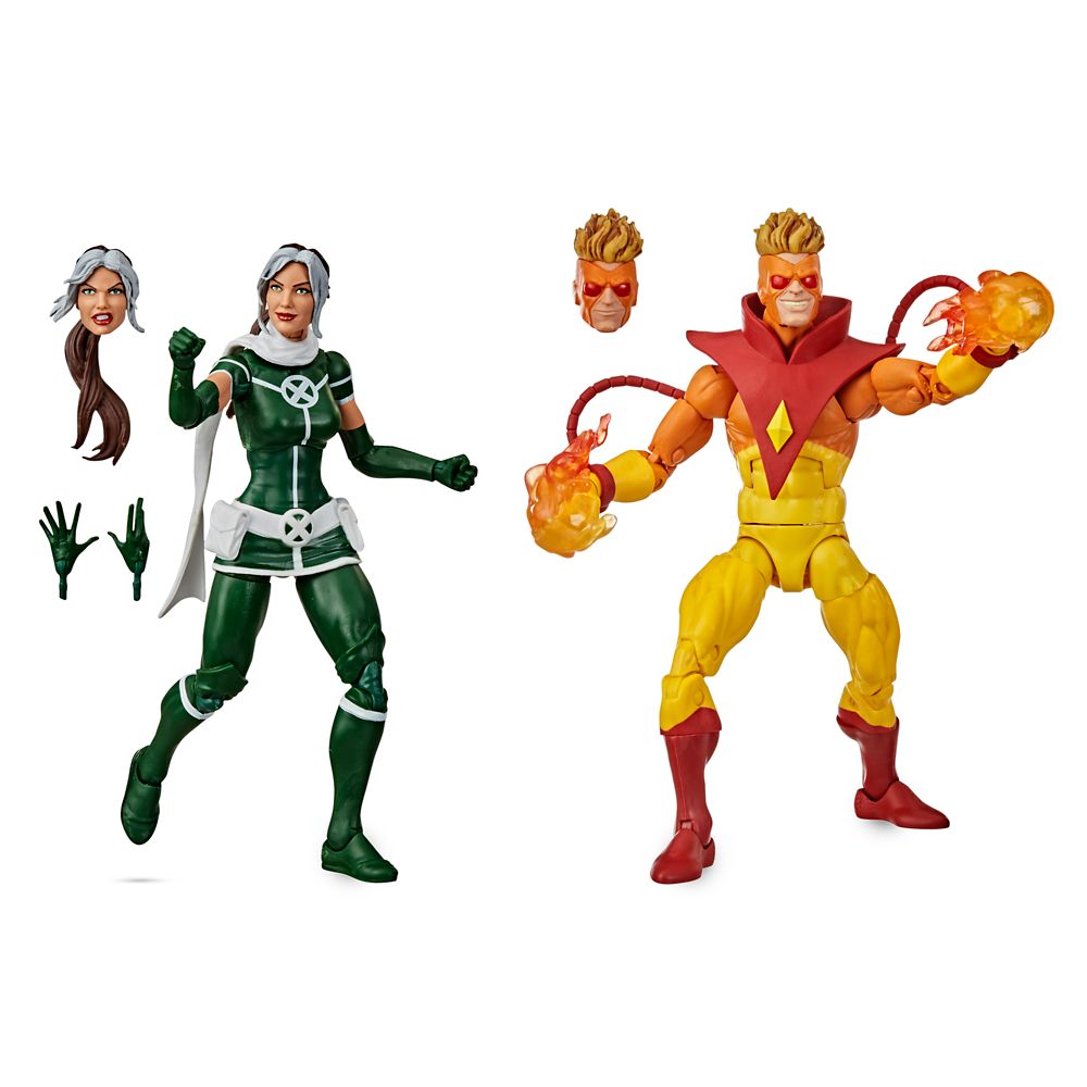 Rogue and Pyro Action Figure Set – Marvel X-Men Legends Series by Hasbro