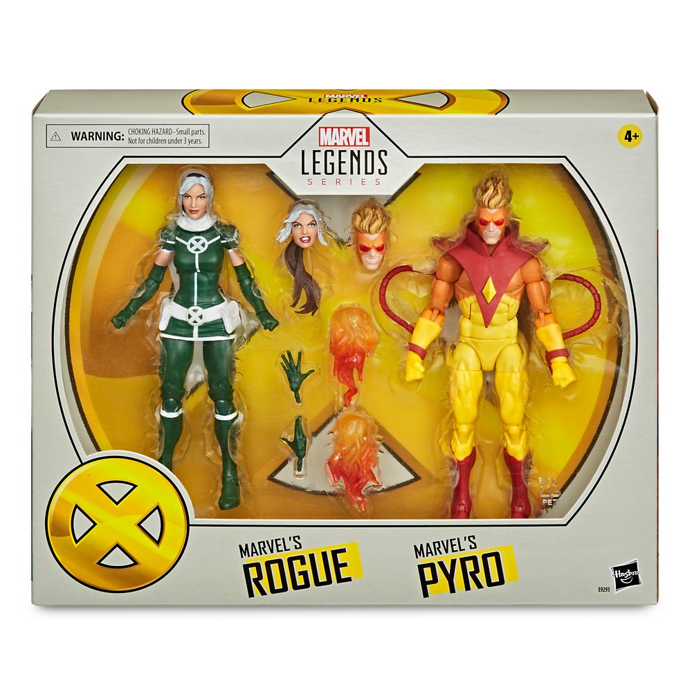 Rogue and Pyro Action Figure Set – Marvel X-Men Legends Series by Hasbro