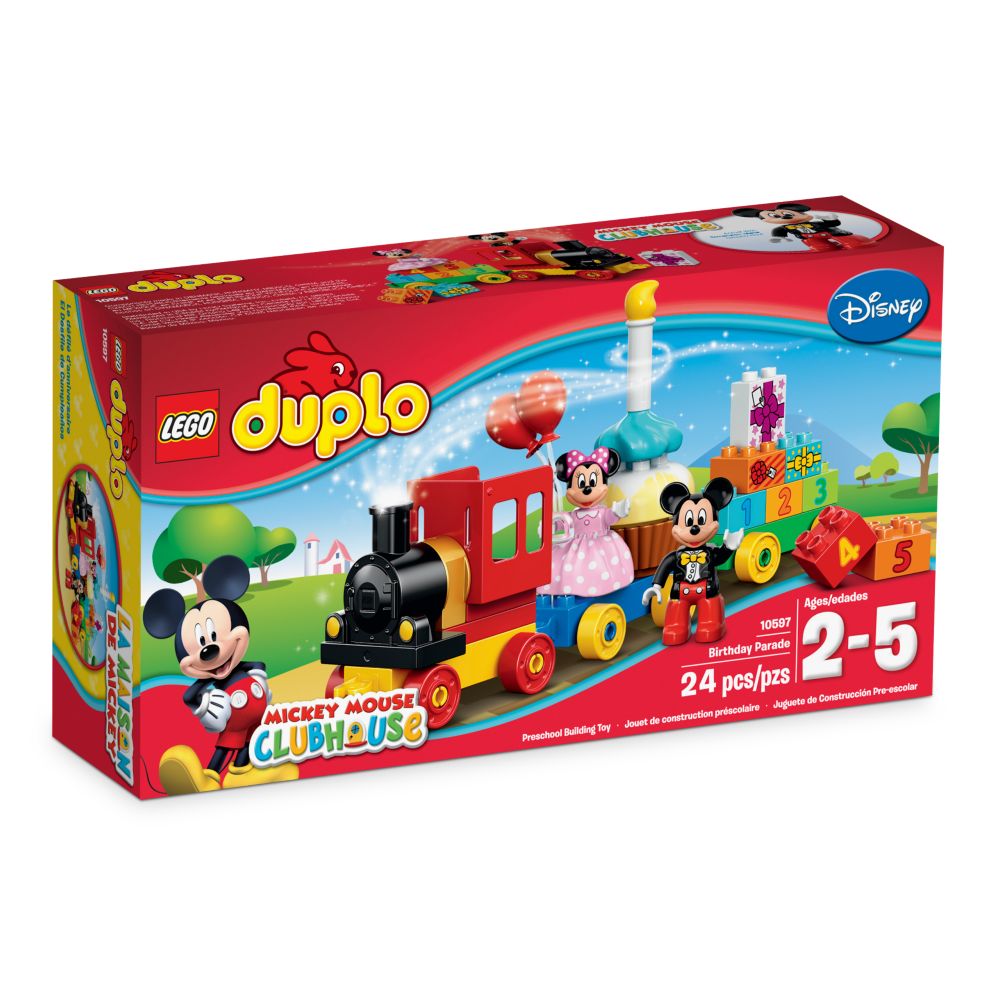 mickey mouse birthday train duplo