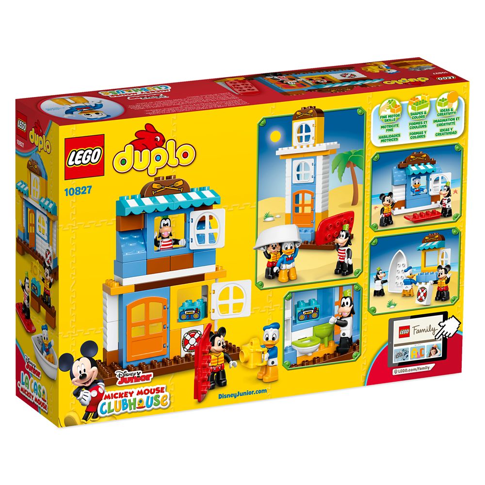 mickey mouse duplo beach house