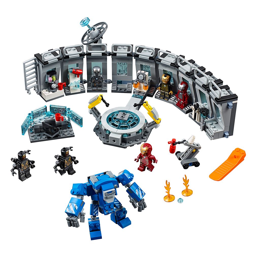 iron man hall of armor lego set