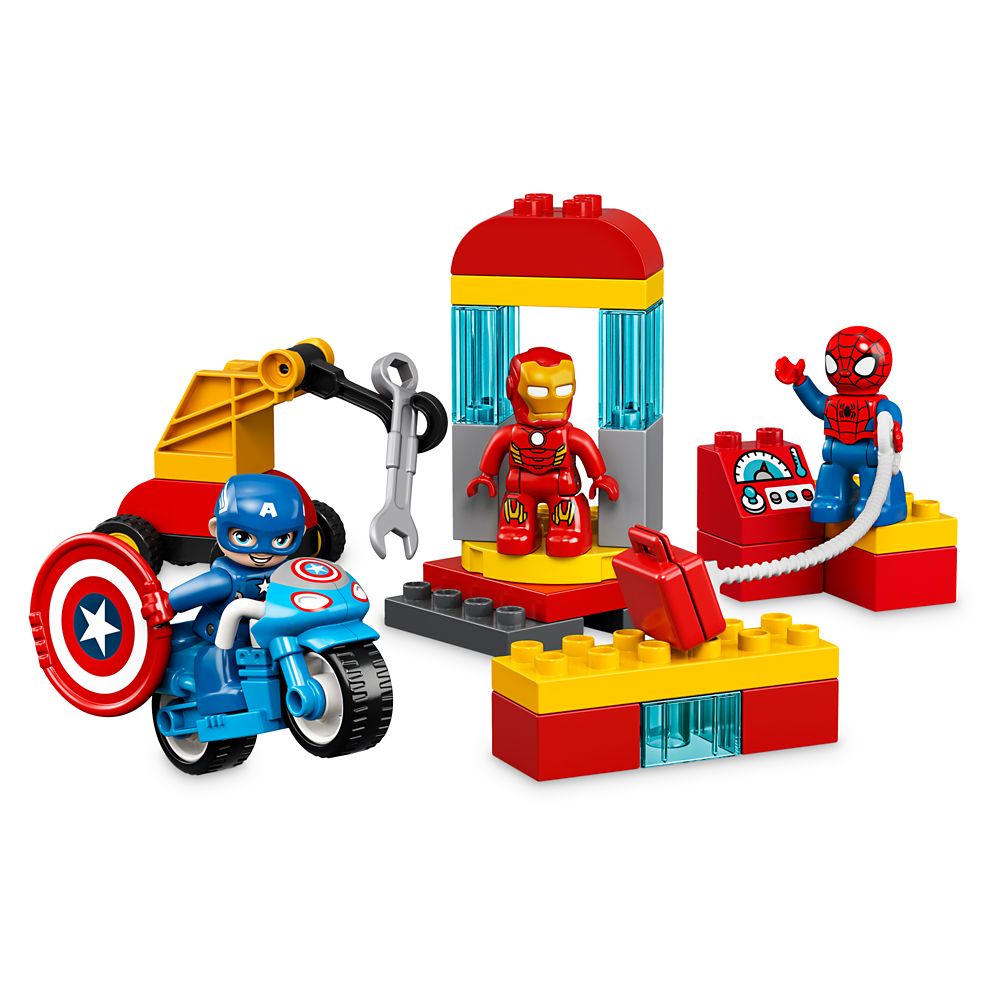 duplo superhero lab