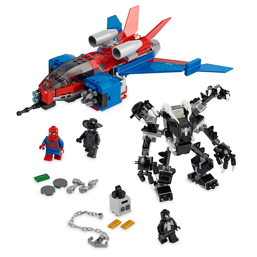 spider man jet vs venom mech