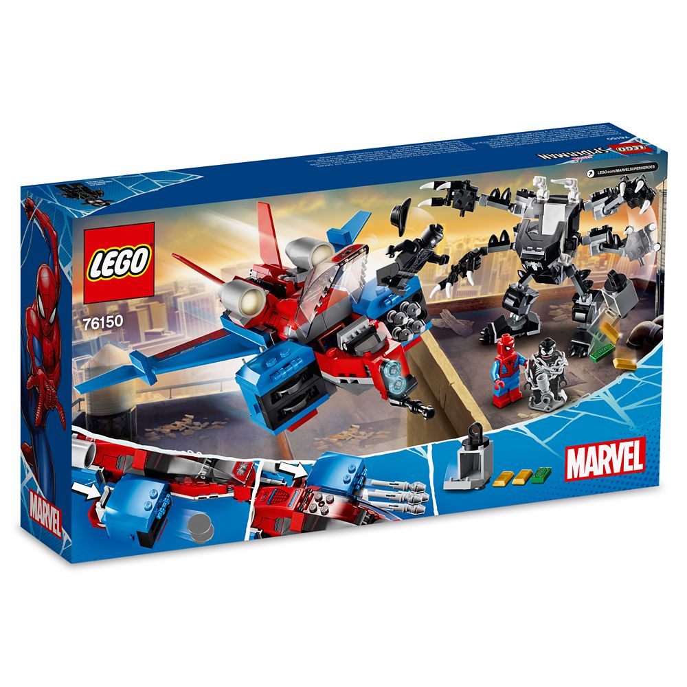 Spiderjet vs. Venom Mech Building Set by LEGO – Spider-Man