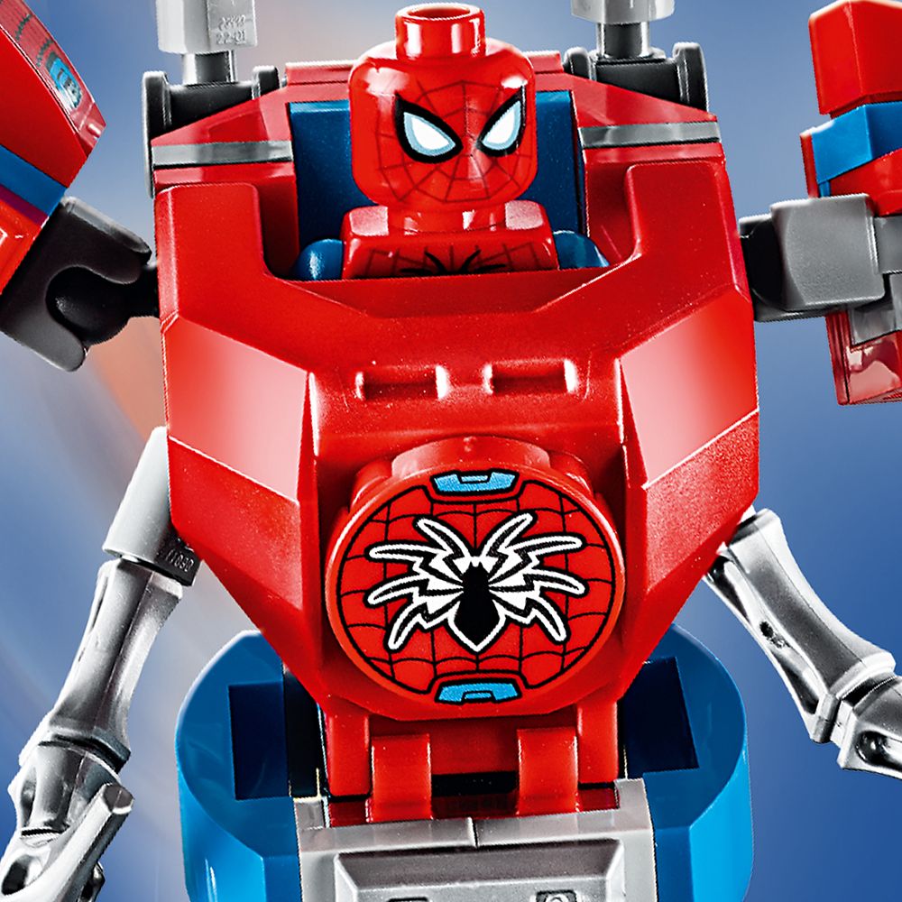 spiderman robot lego