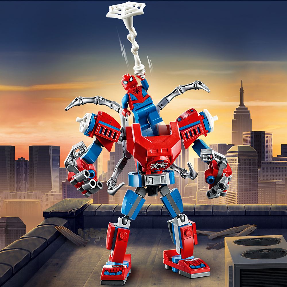 lego robot spiderman