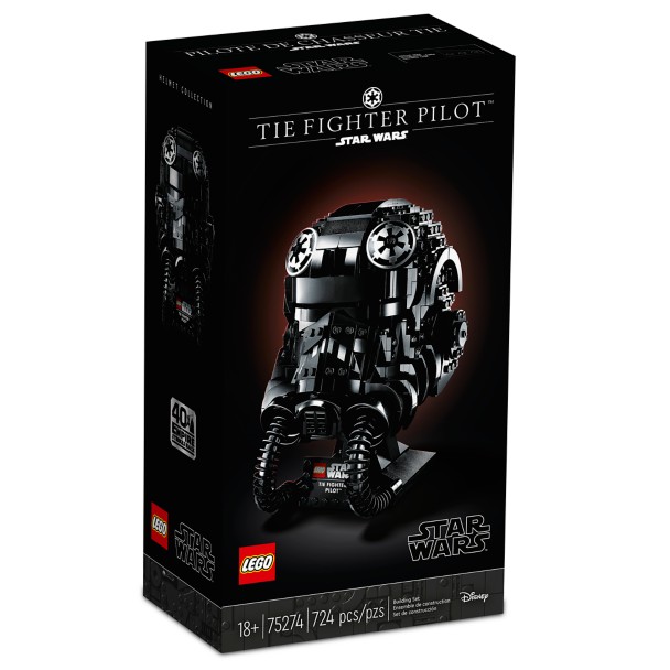 TIE Fighter Pilot Helmet Building Set by LEGO – Star Wars: The Empire Strikes Back 40th Anniversary