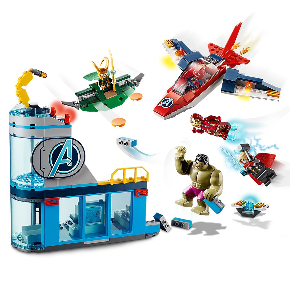 lego avengers airplane