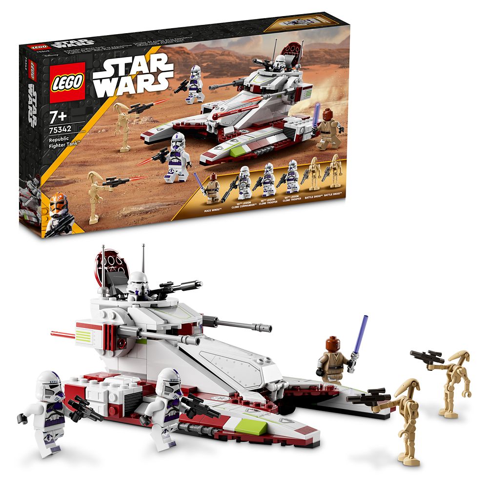 LEGO Republic Fighter Tank 75342 – Star Wars: The Clone Wars now out for purchase