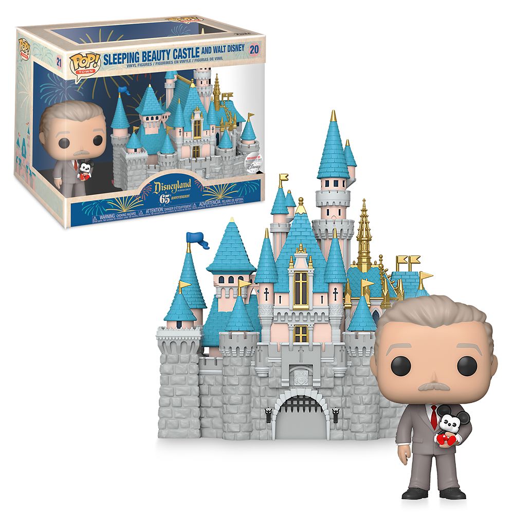 Sleeping Beauty Castle And Walt Disney Pop Town Vinyl Set By Funko Shopdisney