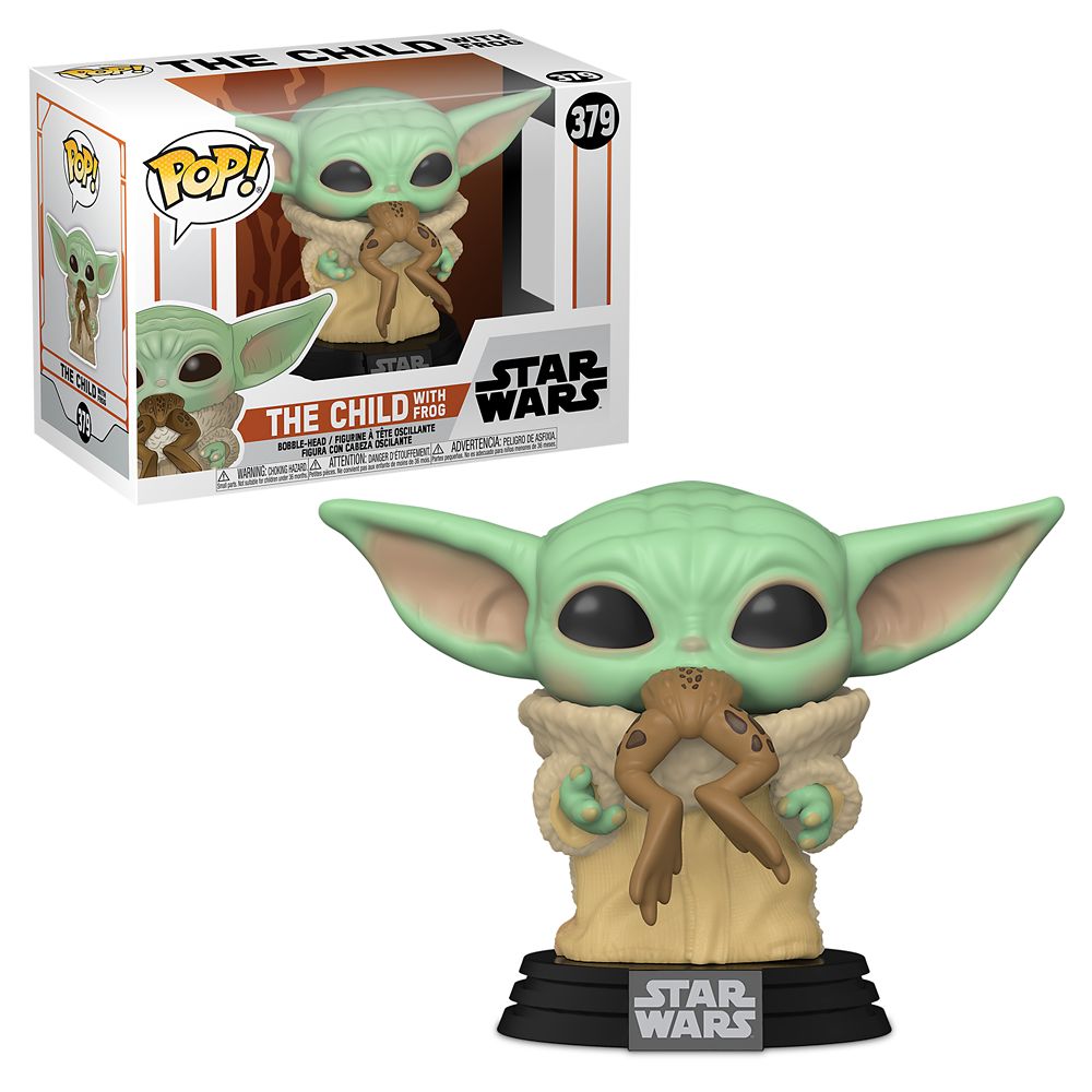 The Child with Frog Pop! Vinyl Bobble Head Figure by Funko – Star Wars: The Mandalorian – Pre-Order