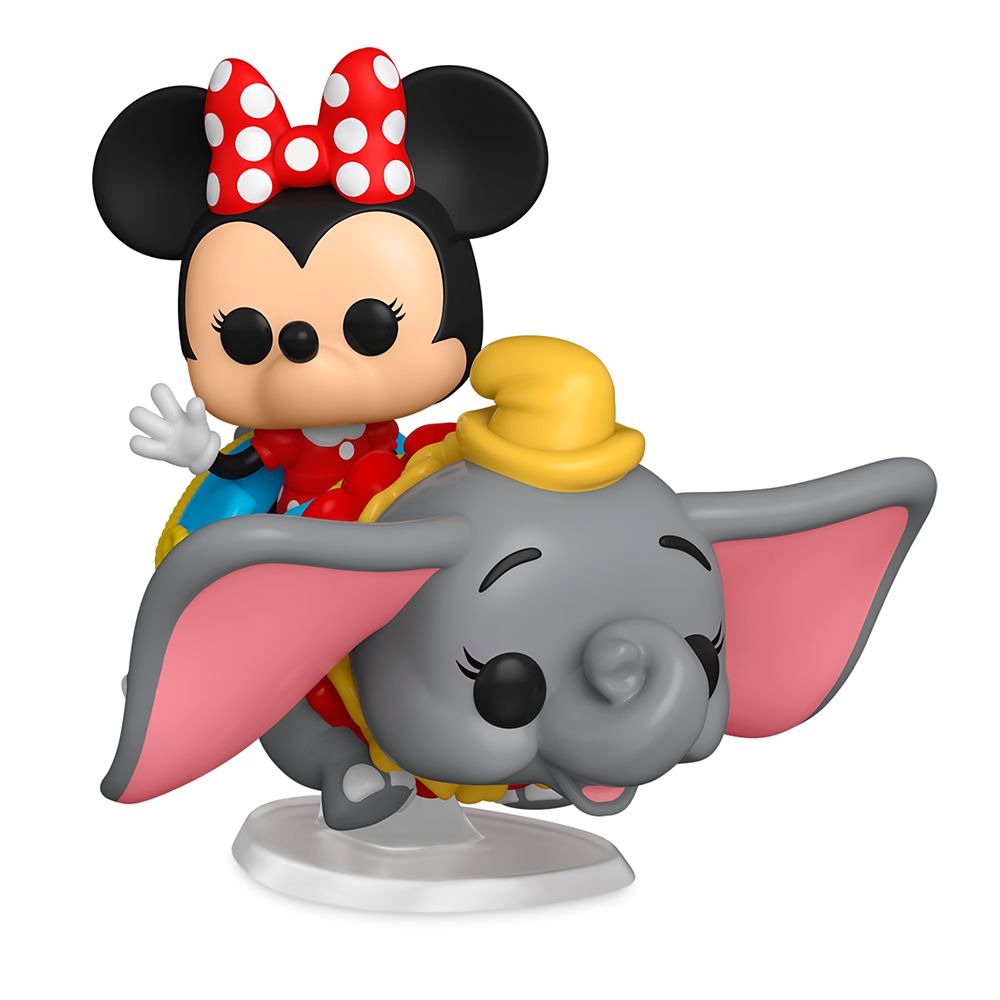 Dumbo the Flying Elephant Attraction and Minnie Mouse Funko Pop! Rides Vinyl Toy