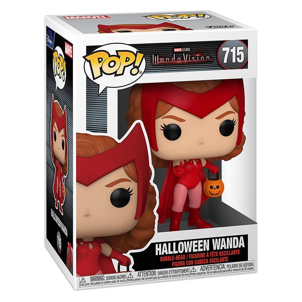 Halloween Wanda Funko Pop! Vinyl Bobble-Head Figure – WandaVision – Pre-Order