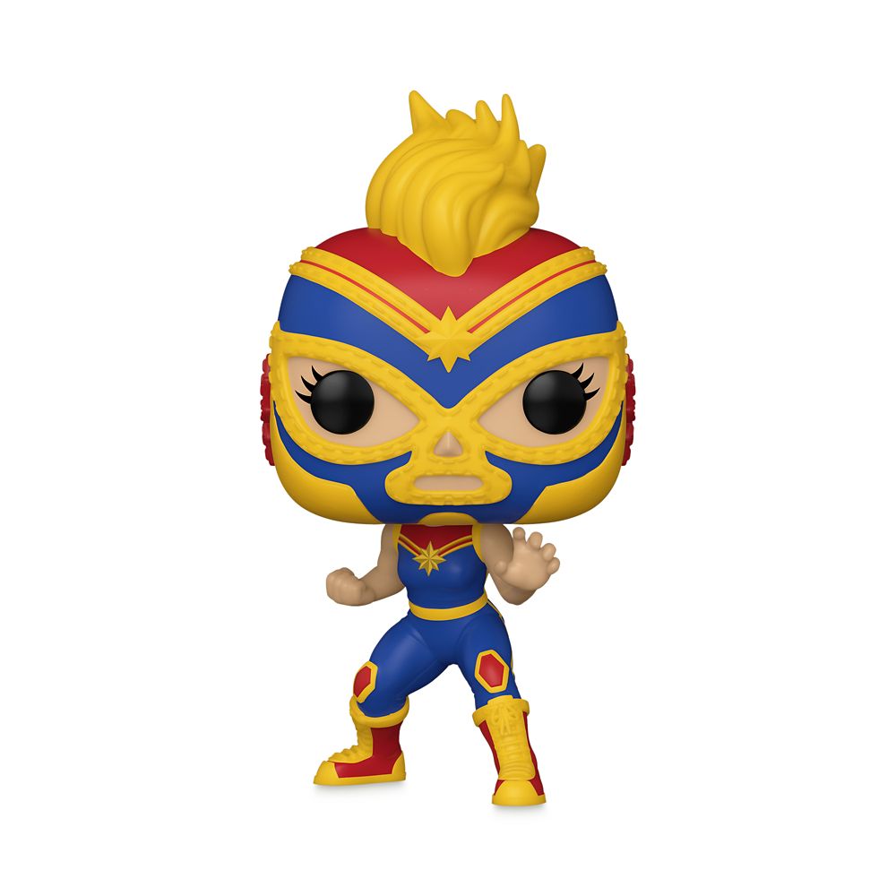 Captain Marvel La Estrella Cósmica Funko Pop! Vinyl Bobble-Head – Marvel Lucha Libre Edition