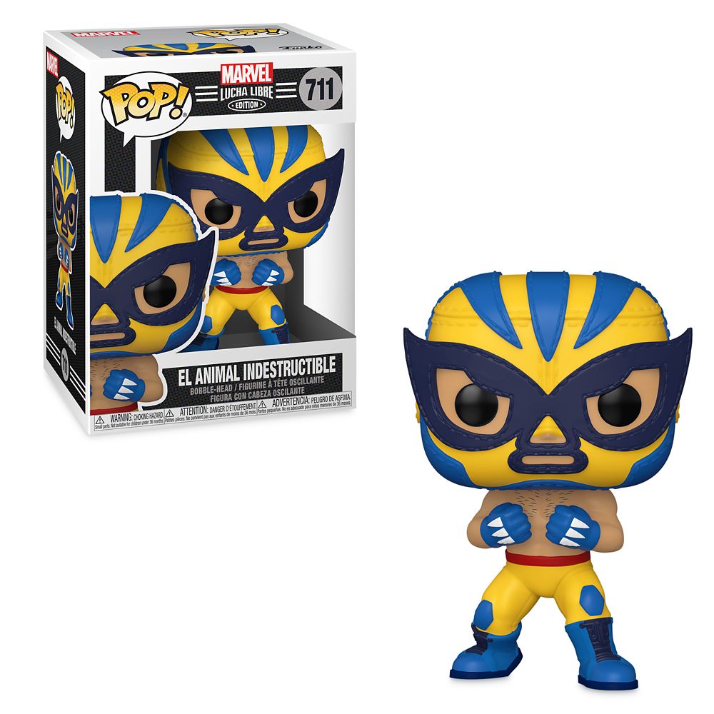 Wolverine El Animal Indestructible Funko Pop! Vinyl Bobble-Head – Marvel Lucha Libre Edition