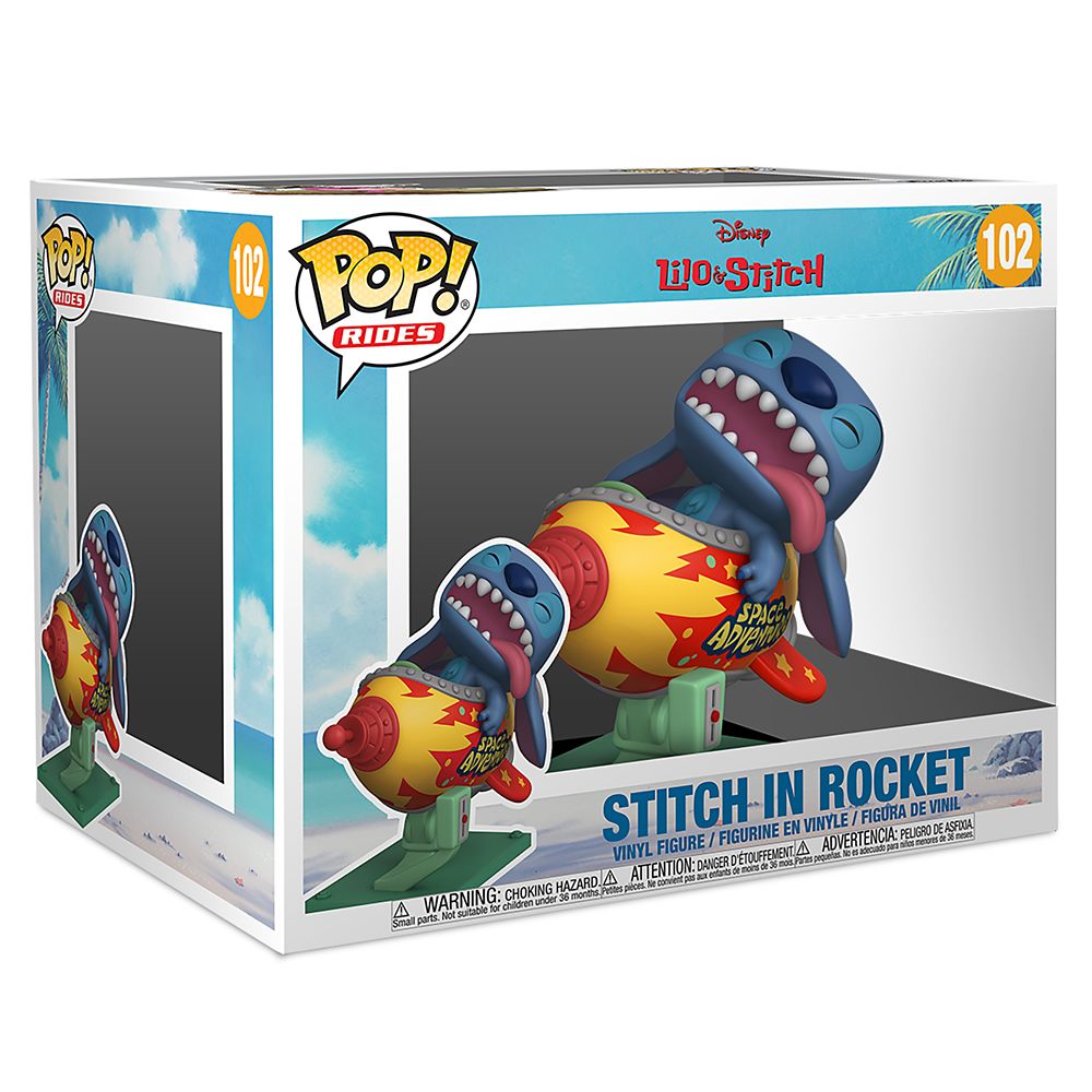 Stitch in Rocket Pop! Rides Vinyl by Funko