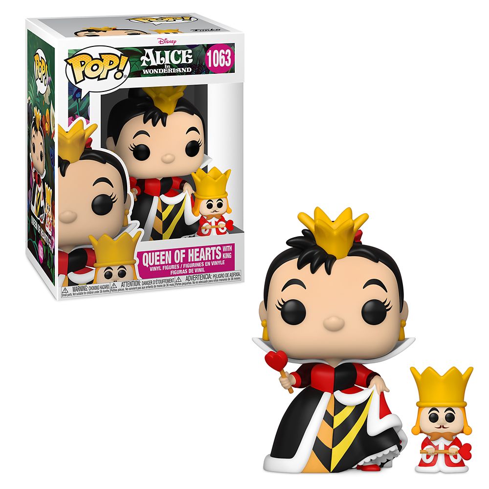 Queen of Hearts with King Pop! Vinyl Set by Funko – Alice in Wonderland