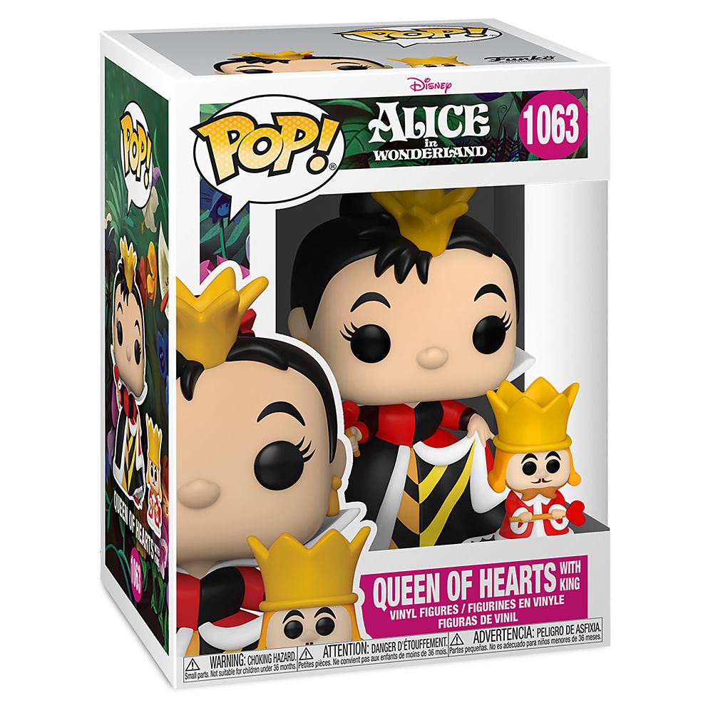 Queen of Hearts with King Pop! Vinyl Set by Funko – Alice in Wonderland