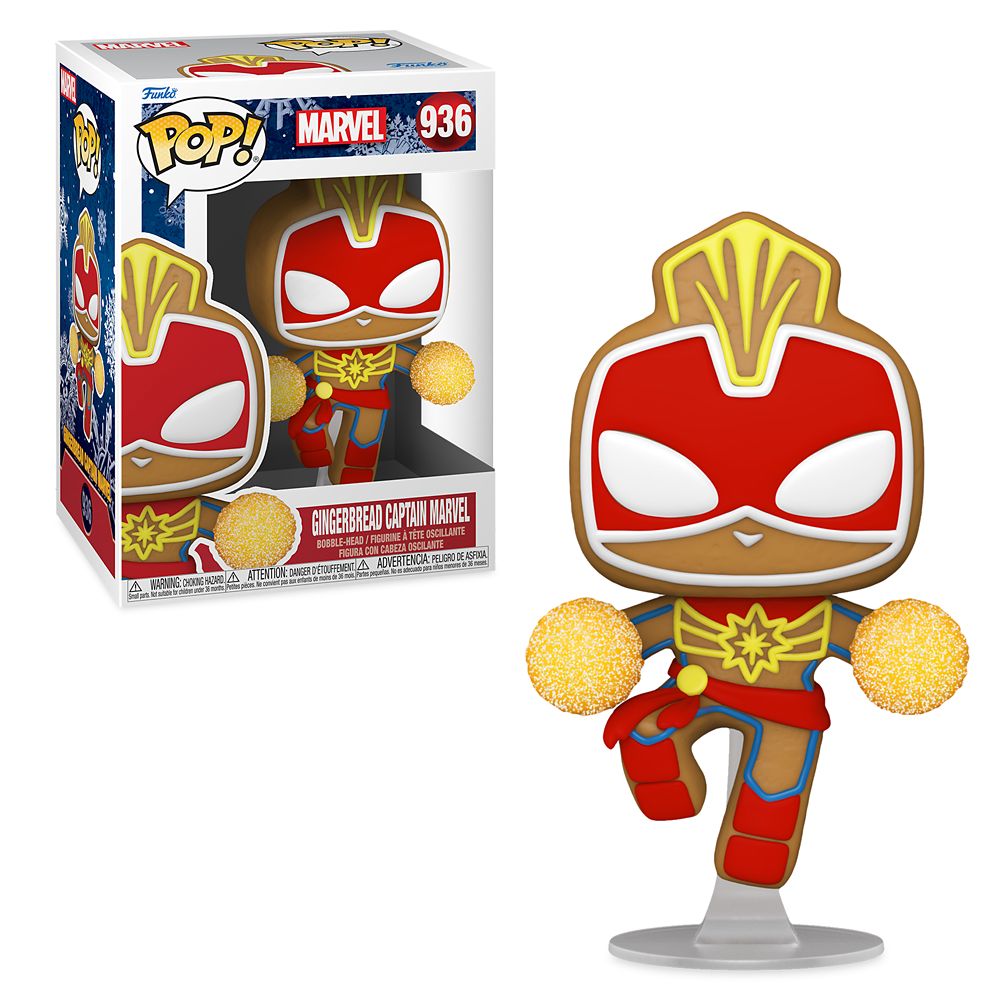 Gingerbread Captain Marvel Funko Pop! Vinyl